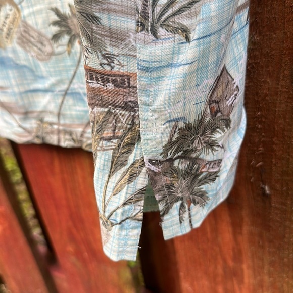 Foundry Men’s Short Sleeve Button Down Hawaiian Shirt Size 4XL - Picture 11 of 13